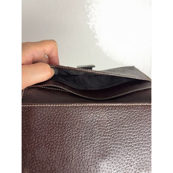 B82 Gucci GG Canvas Bifold Long Wallet Monogram Authentic Maximalist Logo - Picture 11 of 14